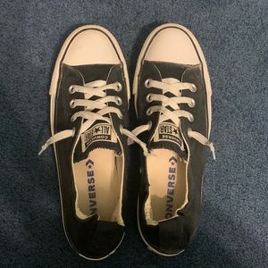 Black slip on Converse. Size 8 in women’s.
